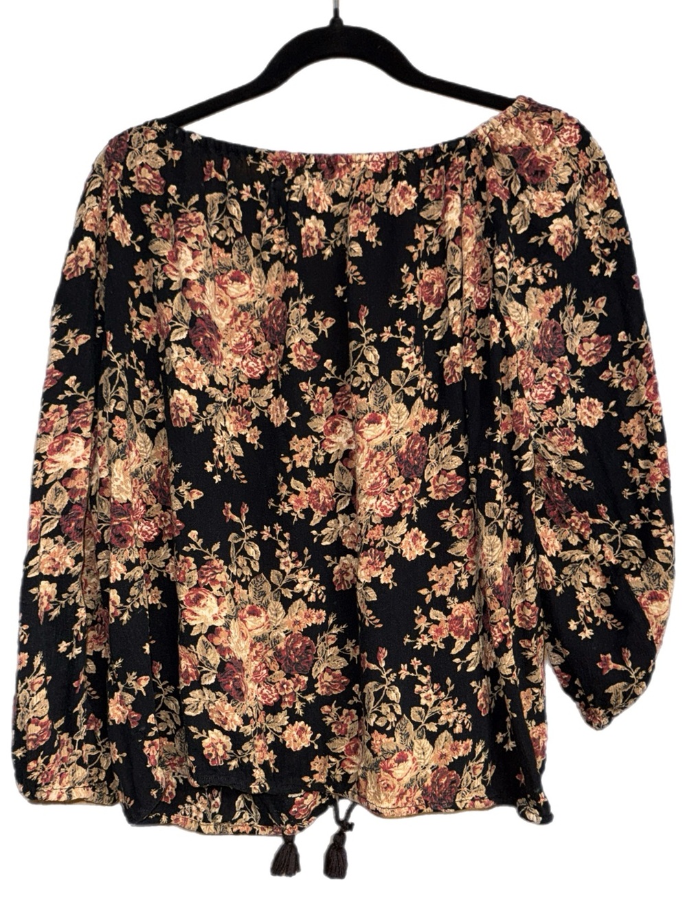 Denim & Supply Ralph Lauren - Boho Floral Peasant Blouse - Size Large - Picture 2 of 4
